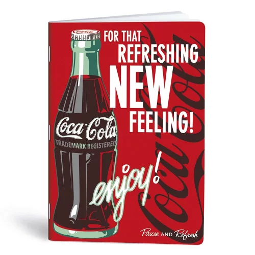 Füzet sima LIPAMILL A/4 40 lapos Coca-Cola