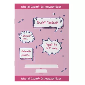 Üzenő- és jegyzetfüzet ICO Student A/5 32 lapos iskolai