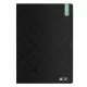 Füzet sima ICO Student Black Prémium A/4 40 lapos