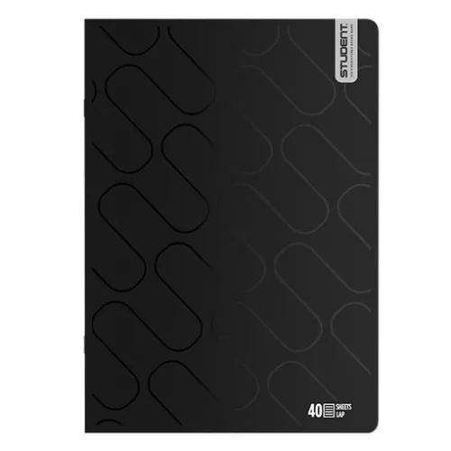 Füzet vonalas ICO Student Black Prémium A/4 40 lapos