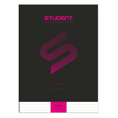 Füzet vonalas ICO Student Black Prémium A/4 32 lapos