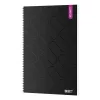 Spirálfüzet kockás ICO Student Black Prémium A/4 100 lapos