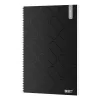 Spirálfüzet kockás ICO Student Black Prémium A/4 100 lapos