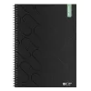 Spirálfüzet sima ICO Student Black Prémium A/4 100 lapos