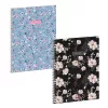 Spirálfüzet kockás ARS UNA Flowery A/4 60 lapos