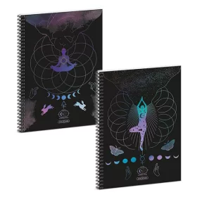   Spirálfüzet kockás ARS UNA Mystic Constellation A/4 60 lapos