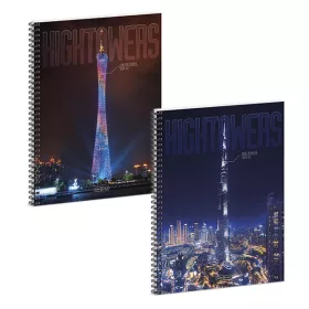 Spirálfüzet sima ARS UNA Hightower A/4 60 lapos