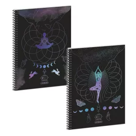 Spirálfüzet sima ARS UNA Mystic Constellation A/4 60 lapos