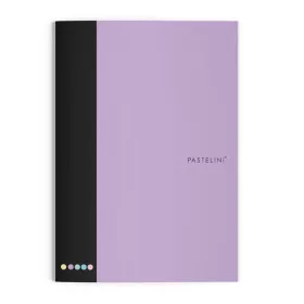 Füzet vonalas PASTELINI A/4 40 lapos extra kapcsos lila