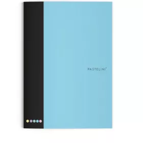 Füzet vonalas PASTELINI A/4 40 lapos extra kapcsos kék
