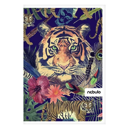 Spirálfüzet kockás NEBULO L-Design A/4 70 lapos