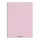 Spirálfüzet kockás FORTUNA Monocolor A/4 70 lapos pasztell rózsaszín