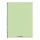 Spirálfüzet kockás FORTUNA Monocolor A/4 70 lapos pasztell zöld