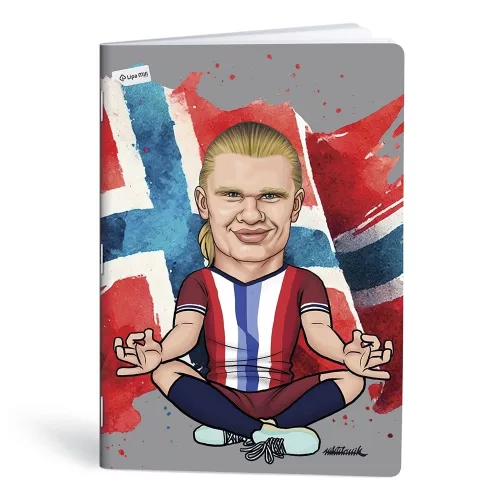 Füzet kockás LIPAMILL A/4 40 lapos Football icons