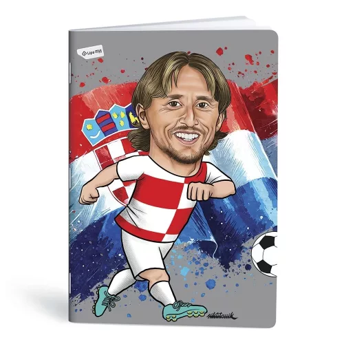 Füzet kockás LIPAMILL A/4 40 lapos Football icons