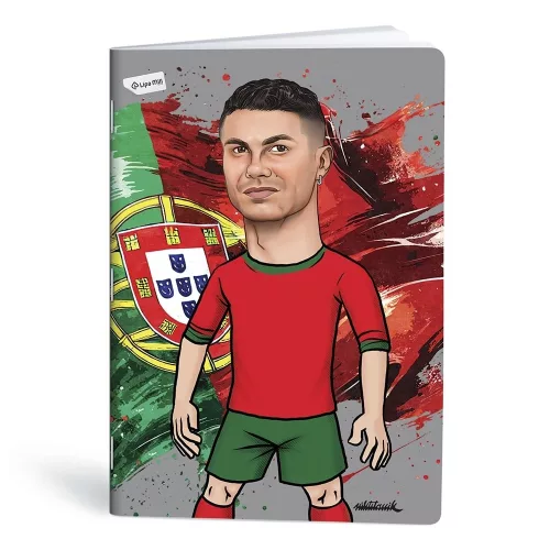 Füzet kockás LIPAMILL A/4 40 lapos Football icons