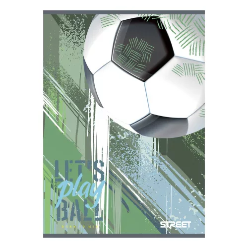 Füzet kockás STREET A/4 54 lapos Football