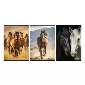 Füzet kockás STREET A/4 54 lapos Horses