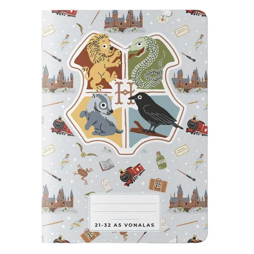 Füzet vonalas HARRY POTTER A/5 21-32 4-8.osztályos