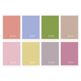 Füzet kockás One Colour Pastel A/5 27-32 vegyes színek