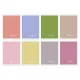 Füzet sima One Colour Pastel A/5 20-32 vegyes színek