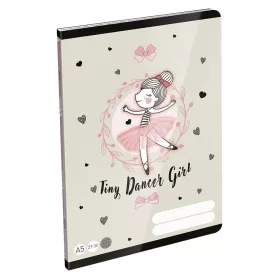   Füzet kockás LIZZYSULI A/5 32 lapos 27-32 Tiny Dancer Lovely Ballerina