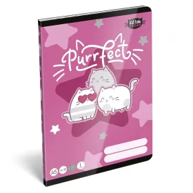   Füzet vonalas LIZZYSULI A/5 32 lapos 14-32 1.osztályos  Kittok Stars Purrfect