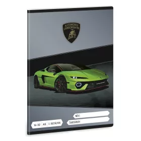   Füzet vonalas ARS UNA A/5 32 lapos 16-32 2.osztályos Lamborghini 5522