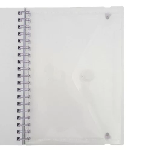 Spirálfüzet kockás ASTRA PAP B/5 100 lapos perforált színregiszteres Ombre Pasztell