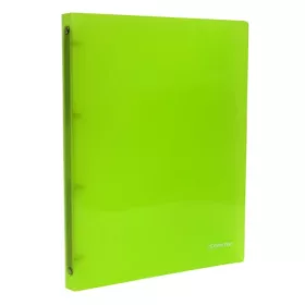 Gyűrűskönyv E-COLLECTION A/4 20 mm 4 gyűrű PP zöld