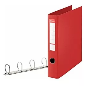   Gyűrűskönyv ESSELTE Jumbo Vivida A/4 58 mm 4 gyűrű PP piros
