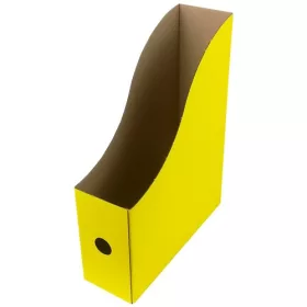   Irattartó papucs FORTUNA 80 mm karton összehajtható citrom