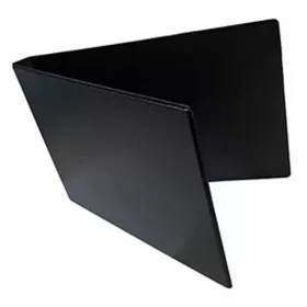 Mappa villámzáras A/5 PVC fekvő fekete