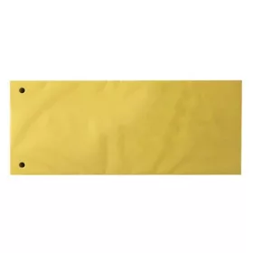   Elválasztócsík FORTUNA 105x235mm karton sárga 100 darabos