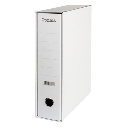 Iratrendező tokos OPTIMA A/4 80 mm fehér