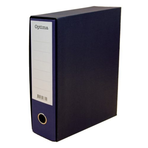 Iratrendező tokos OPTIMA A/4 80mm indigókék