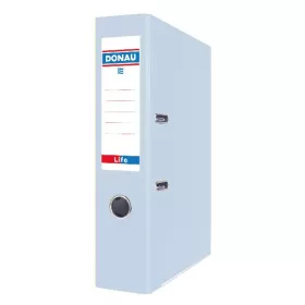 Iratrendező DONAU Life A/4 75 mm PP/karton pasztell kék