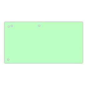 Elválasztócsík DONAU 105x235 mm karton zöld 100 darabos