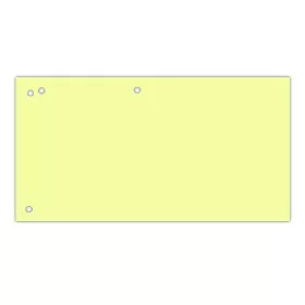 Elválasztócsík DONAU 105x235 mm karton sárga 100 darabos