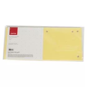 Elválasztócsík OPTIMA 105x240mm sárga 10 darabos