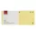Elválasztócsík OPTIMA 105x240mm sárga 100 darabos