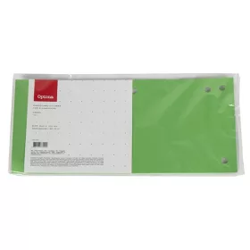 Elválasztócsík OPTIMA 105x240mm zöld 10 darabos