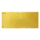 Elválasztócsík FORTUNA 105x235mm karton sárga 50 darabos