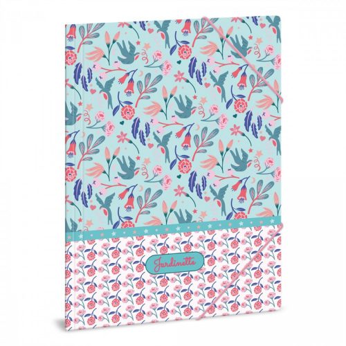 Gumis mappa exkluzív mintás, A/4