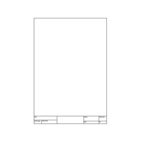 Műszaki rajzlap A/4, keretezett, 170 g, db. ár