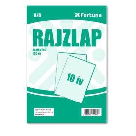 Rajzlap A/4 famentes 10 db/csomag