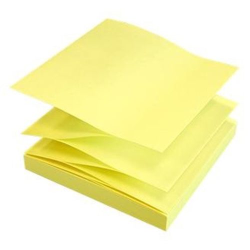 Öntapadós jegyzet, Global Notes, 75x75 mm, "Z", sárga, 100 lap
