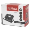 Lyukasztó OPTIMA H-20 2 lyukú fém 20 lap fekete
