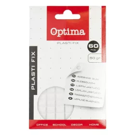 Gyurmaragasztó OPTIMA 50 g fehér 60 kocka/csomag