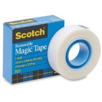   3M Scotch Magic 811 átlátszó ragasztószalag - írható, eltávolítható (19mmx33m) 